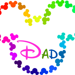 mickey small color red dad svg, mickey minine svg, mickey heat svg, disney svg, disney family vacation png, cut file