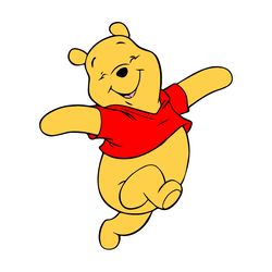 winnie the pooh svg, winnie the pooh clipart, pooh svg, cartoon svg, disney svg, digital download-4