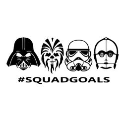 squad goals svg, yoda svg, star wars svg, star wars charecters svg, mandalorian svg, darth svg, instant download