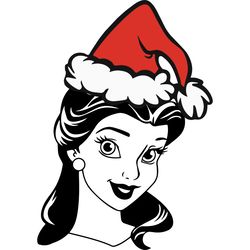 disney princess christmas clipart, princesses christmas svg, disney princess svg, disney svg, digital download-2