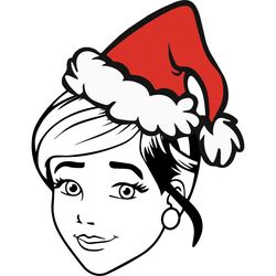 disney princess christmas clipart, princesses christmas svg, disney princess svg, disney svg, digital download-3