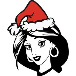 disney princess christmas clipart, princesses christmas svg, disney princess svg, disney svg, digital download-6