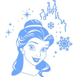 disney princess christmas clipart, princesses christmas svg, disney princess svg, disney svg, digital download-11