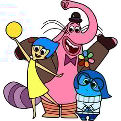 inside out svg, inside out logo svg, joy sadness svg, anger svg, fear svg, joy svg, disgust svg, disney svg, cut file-5