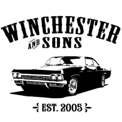 winchester and sons svg, supernatural svg, supernatural logo svg, winchester brothers svg, dean & sam svg, cut file