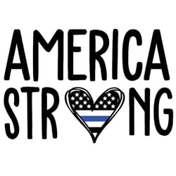 america strong svg, police svg, police thin blue line svg, blue lives matter, digital download