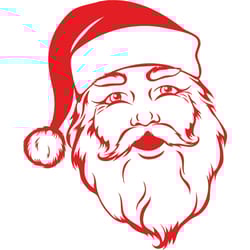 christmas santa claus svg, santa christmas logo svg, christmas vibes svg, digital download