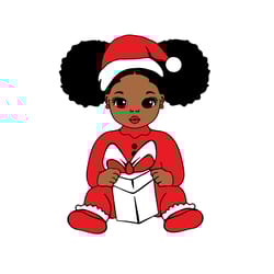 black girl christmas svg-black girl svg-black woman svg-afro woman christmas svg-digital download-8