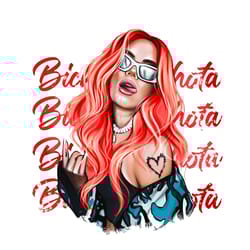 karol g red hair png-bichota karol g png-karol g png file-karol g tattoo svg-digital download-10