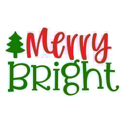merry bright svg, christmas svg, merry christmas svg, christmas svg design, digital download