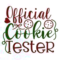 official cookie tester svg, christmas svg, merry christmas svg, christmas svg design, digital download