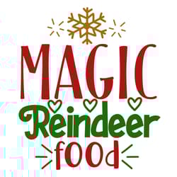magic reindeer food svg, christmas svg, merry christmas svg, christmas svg design, digital download