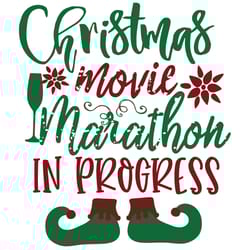christmas movie marathon in progress svg, christmas svg, christmas design, digital download