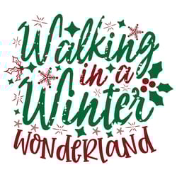 walking in a winter wonderland svg, christmas svg, christmas svg design, digital download