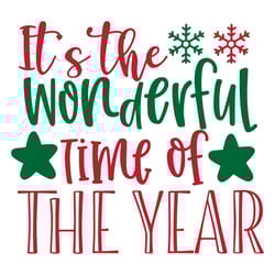 its the most wonderful time of the year svg, christmas svg, merry christmas svg, digital download