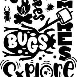 campfire bugs smores explore svg, camping svg, camper svg, camping love svg, digital download