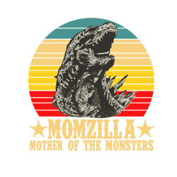 momzilla mother of the monsters retro vintage svg, mothers day svg, mama svg, mom svg, digital download