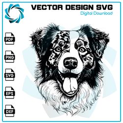 australian shepherd dog svg, australian shepherd svg, australian shepherd vector, australian shepherd, dog svg, vector