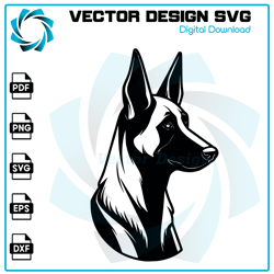 belgian malinois svg, dog svg, belgian malinois png, belgian malinois vector, belgian malinois, vector, svg, digital fil