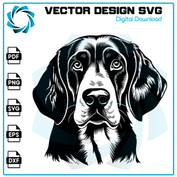 bluetick coonhound svg, dog svg, bluetick coonhound png, bluetick coonhound vector, svg, digital files 1