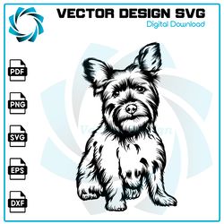 yorkshire terrier svg, yorkshire clipart, yorkshire cricut, yorkshire cutfile, yorkie svg, yorkshire mom svg