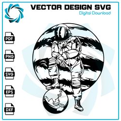 astronaut svg, space svg, nasa svg, spaceman svg, astronaut clipart, astronaut cricut, space exploration svg