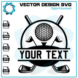 golf svg, golf name frame svg, golf ball svg, golf clipart, golf cricut, golf vect.or, golf club svg, golf cut file