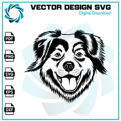australian shepherd svg, aussie svg, aussie clipart, dog svg, dog lover svg, australian shepherd cricut files
