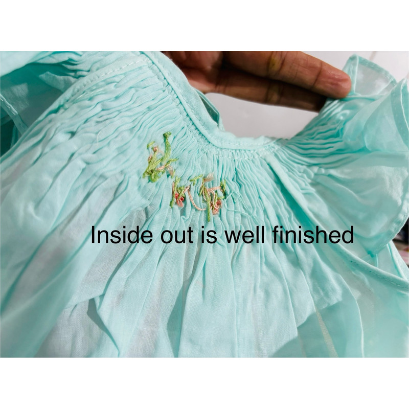 Hand Smocked Baby DressChristening Dress 0