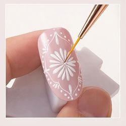 double-ended nail art brushes – precision design & acrylic nail kit