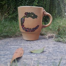 Handmade & Hand painted Coffee Mug