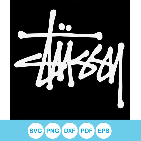 Vintage Stussy Logo Brand SVG File | Inspire Uplift