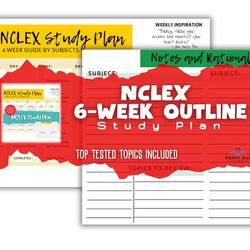NCLEX Study Plan & Testing Strategies
