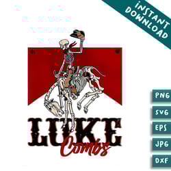 vintage luke combs western luke combs bullhead tour png