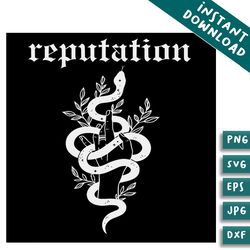 reputation snake taylor swift svg reputation album svg