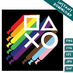 playstation pride 2024 svg lgbt month svg