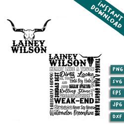 vintage lainey wilson country music svg bundles design