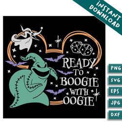 oogie boogie bash 2024 ready to boogie with oogie svg bundles