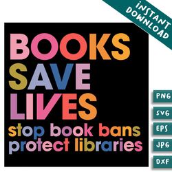 banned books week books save lives svg bundles design