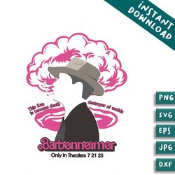 destroyer of world barbenheimer svg bundles design