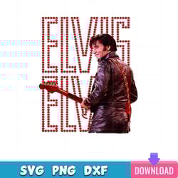 elvis presley official 68 comeback presley fan png silhouette files