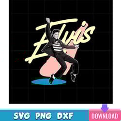 retro elvis presley jailhouse rock png for cricut sublimation files