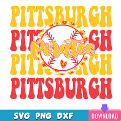 pittsburgh pirates baseball mlb svg