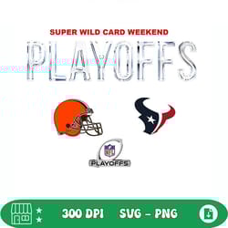 cleveland vs texans 2024 super wild card playoffs png