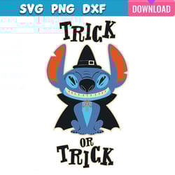 disney lilo and stitch trick or treat svg bundle