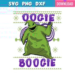 funny oogie boogie ugly christmas svg bundle