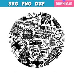 national lampoons christmas vacation svg bundle for