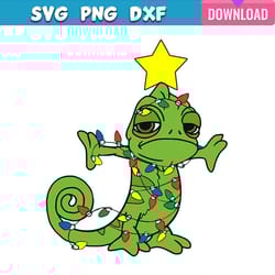 tangled pascal christmas tree svg bundle