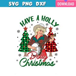 holly dolly christmas dolly parton svg bundle