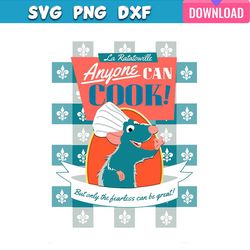 disney pixar ratatouille remy mouse svg bundle anyone can cook svg bundle